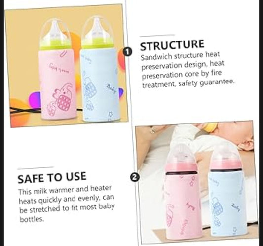 Portable USB Baby Bottle Warmer – Travel and Home Use (Without Feeder)