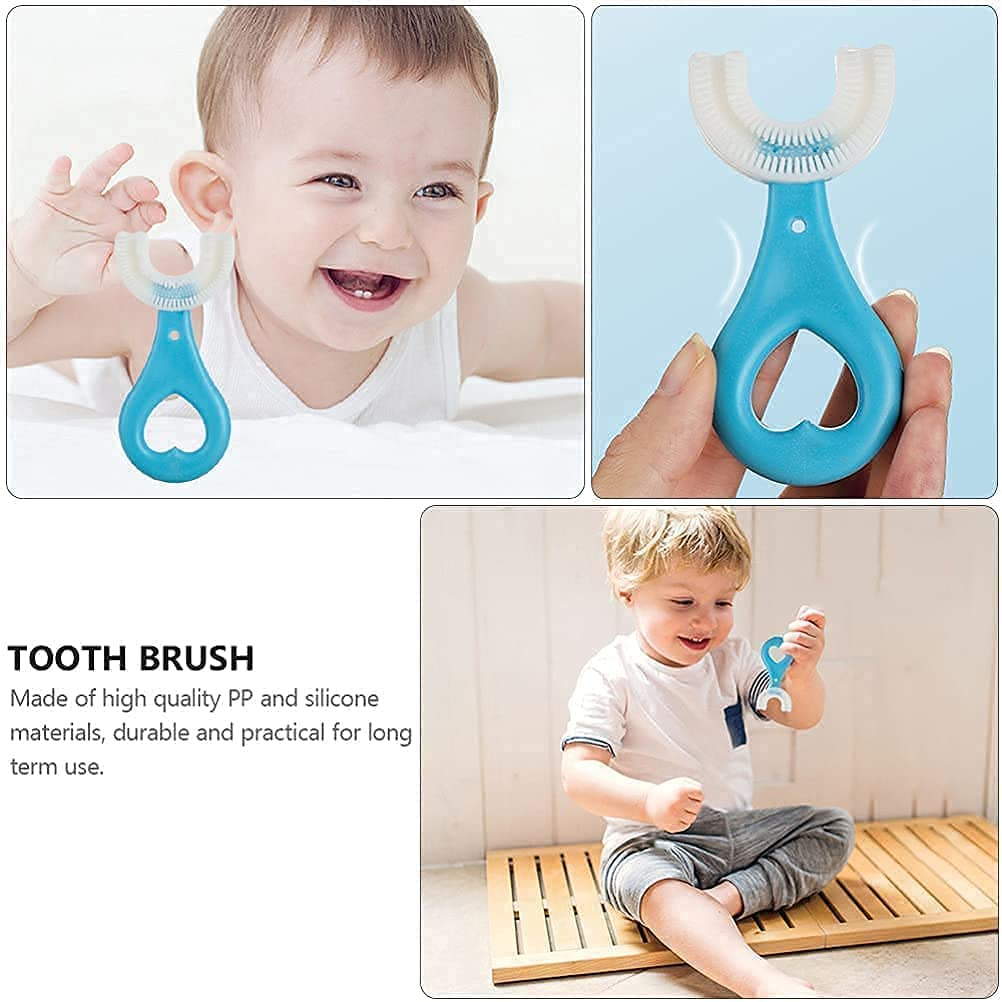 360 Degree U-Shaped Baby Toothbrush Children Child Toothbrush