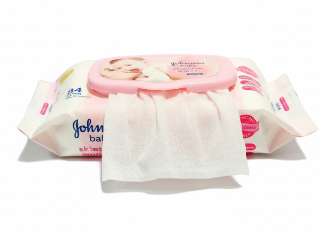 Johnson’s Baby Wipes Gentle 84 Pcs – Soft, Alcohol-Free, Dermatologically Tested Wipes for Newborn