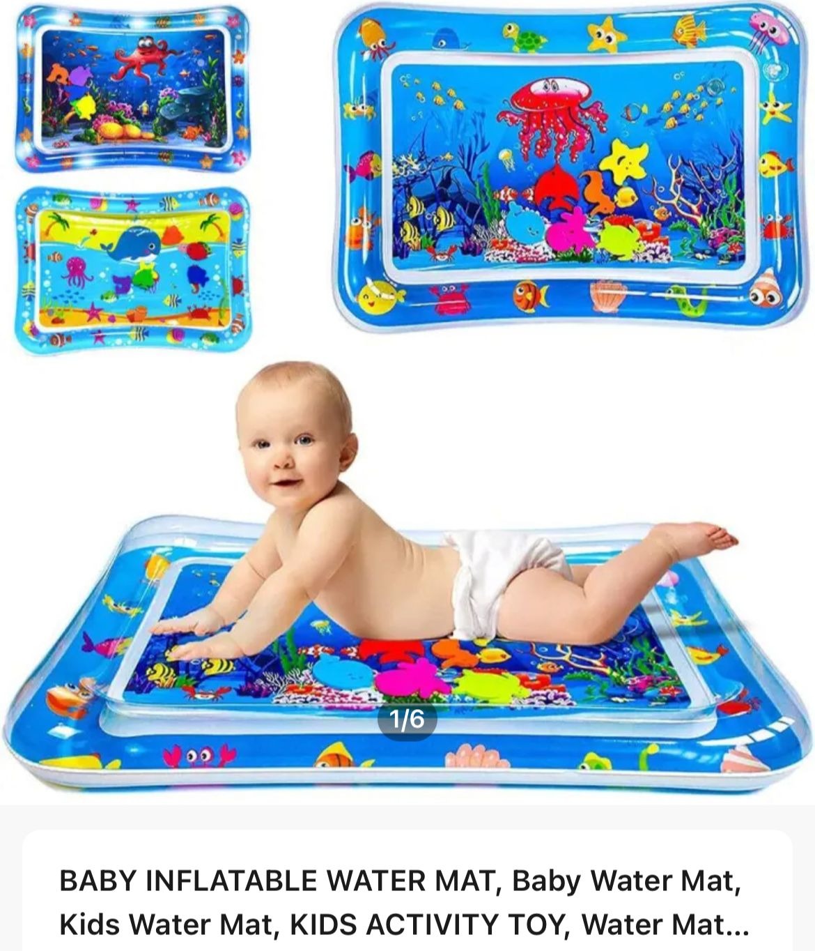 Inflatable Baby Play Mat Water Play Mat For Kids